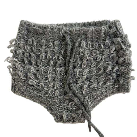 Rylee + Cru Lopped Knit Bloomers Size 6-12 Months Gray - Picture 2 of 6